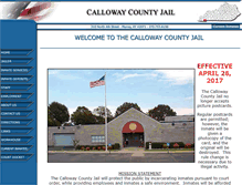 Tablet Screenshot of callowaycountyjail.com